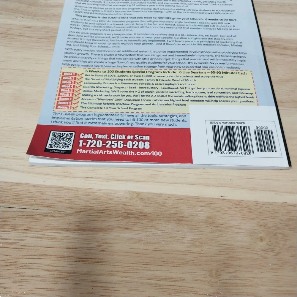 Extraordinary Teaching Workbook Martial Arts Business Guide Paperback